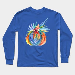 Crazy Kauai Rooster Long Sleeve T-Shirt